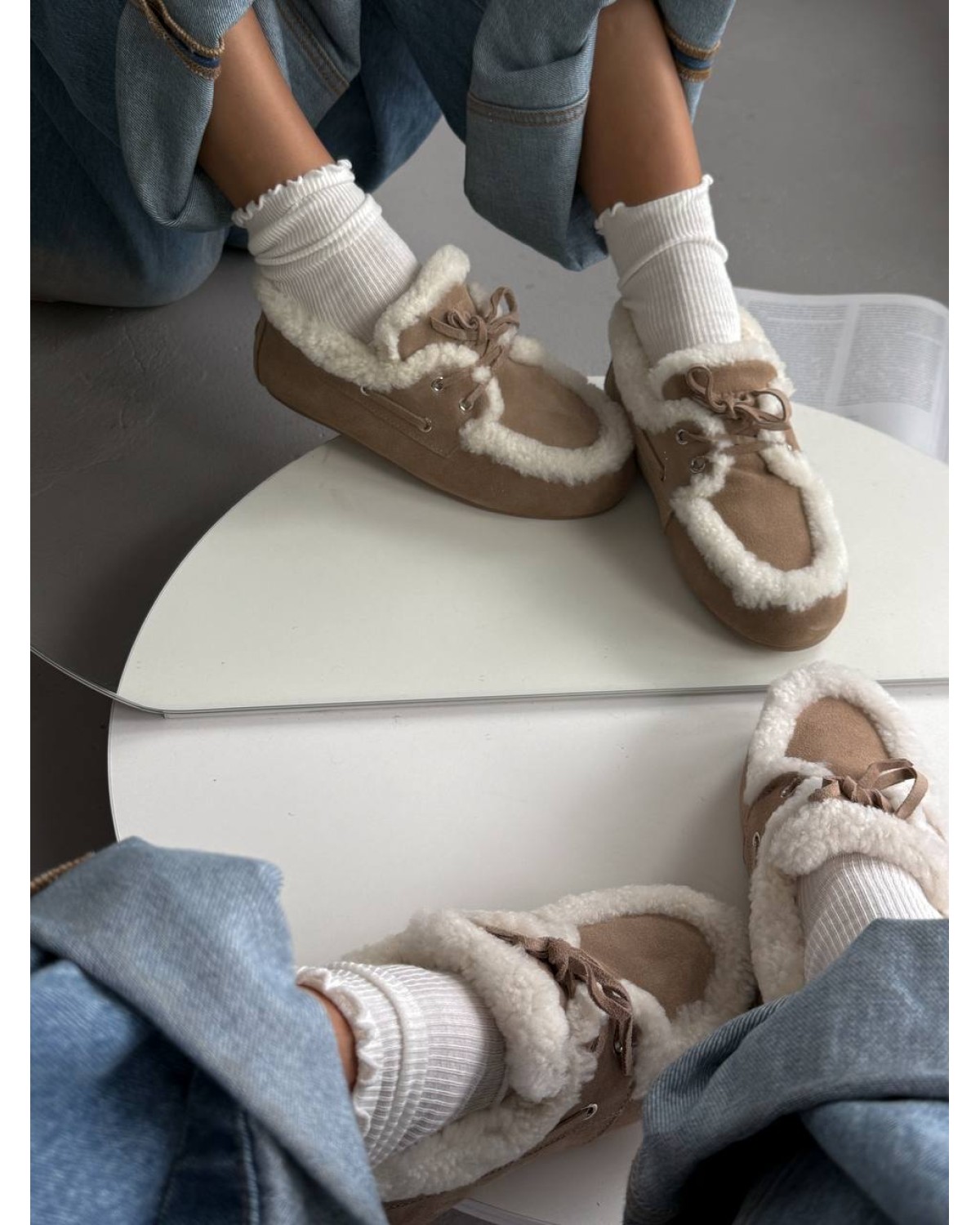 Miu Miu Loafers Beige