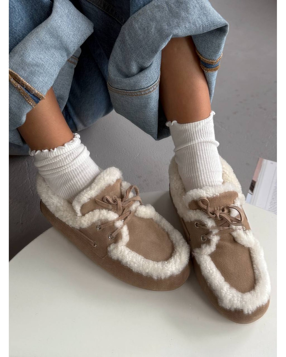 Miu Miu Loafers Beige