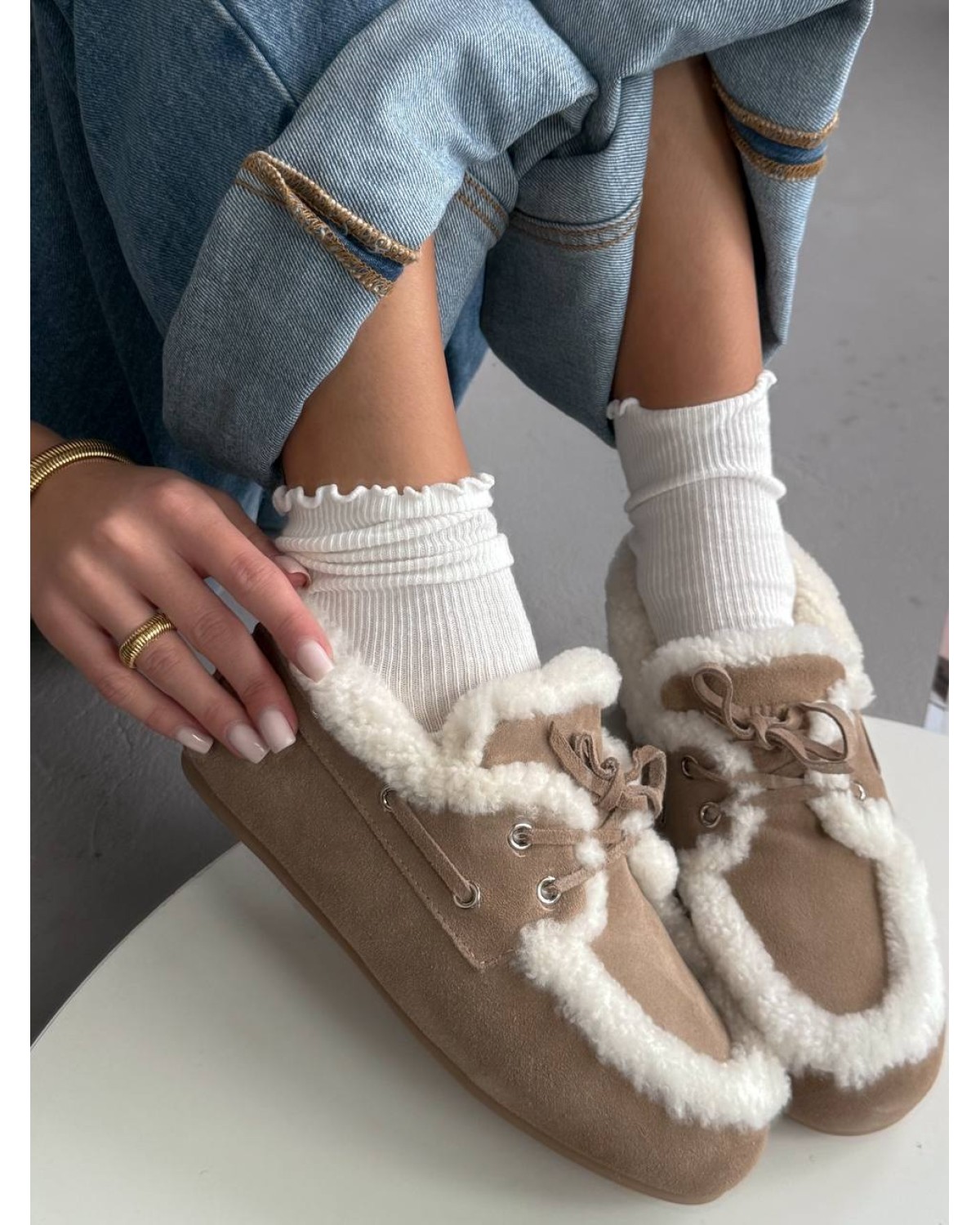 Miu Miu Loafers Beige