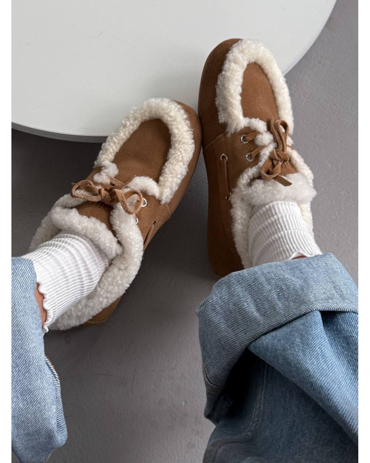 Miu Miu Loafers  Chestnut