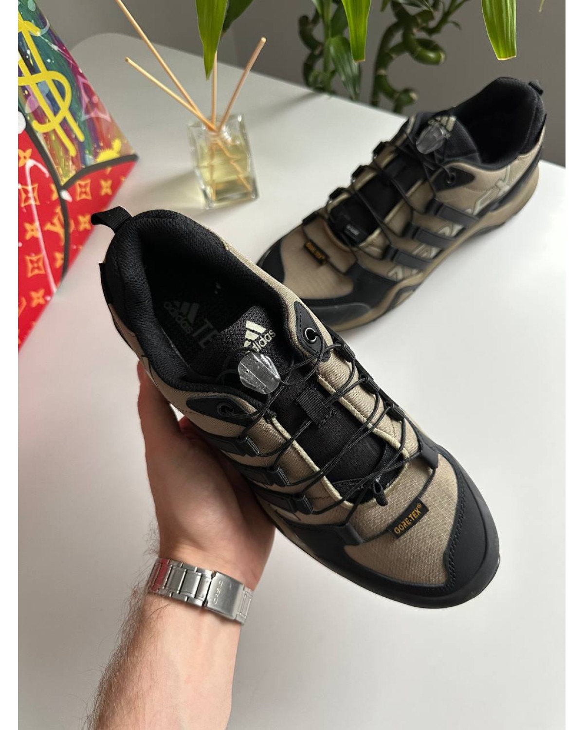 Adidas TERREX Beige Black Thermo Adidas TERREX Beige Black Thermo