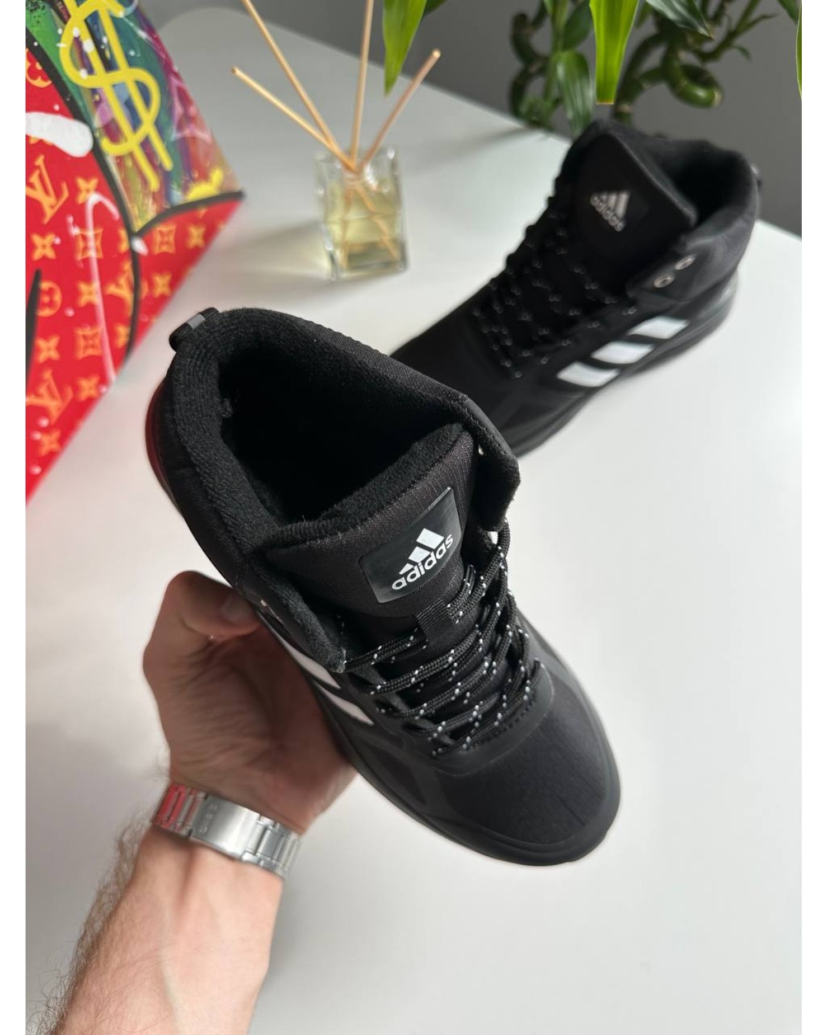Adidas Terrex Black White Fur Adidas Terrex Black White Fur