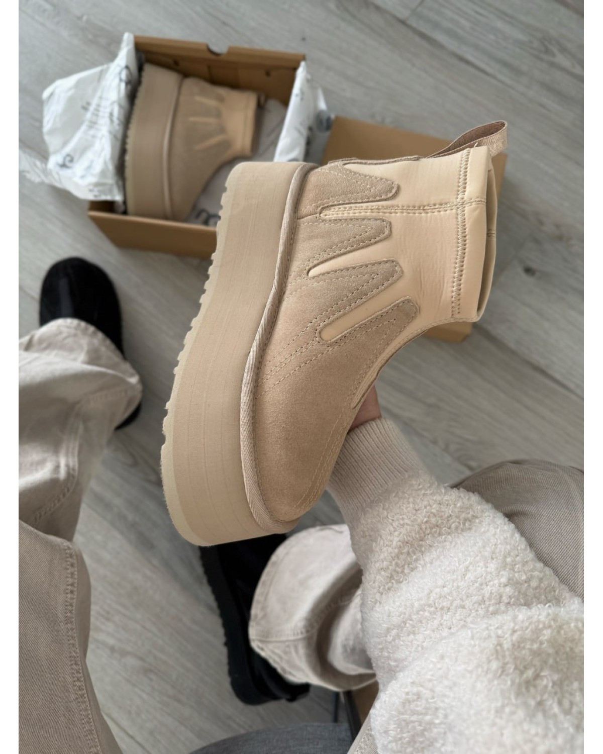UGG Classic Mini Dipper Sunwave Beige