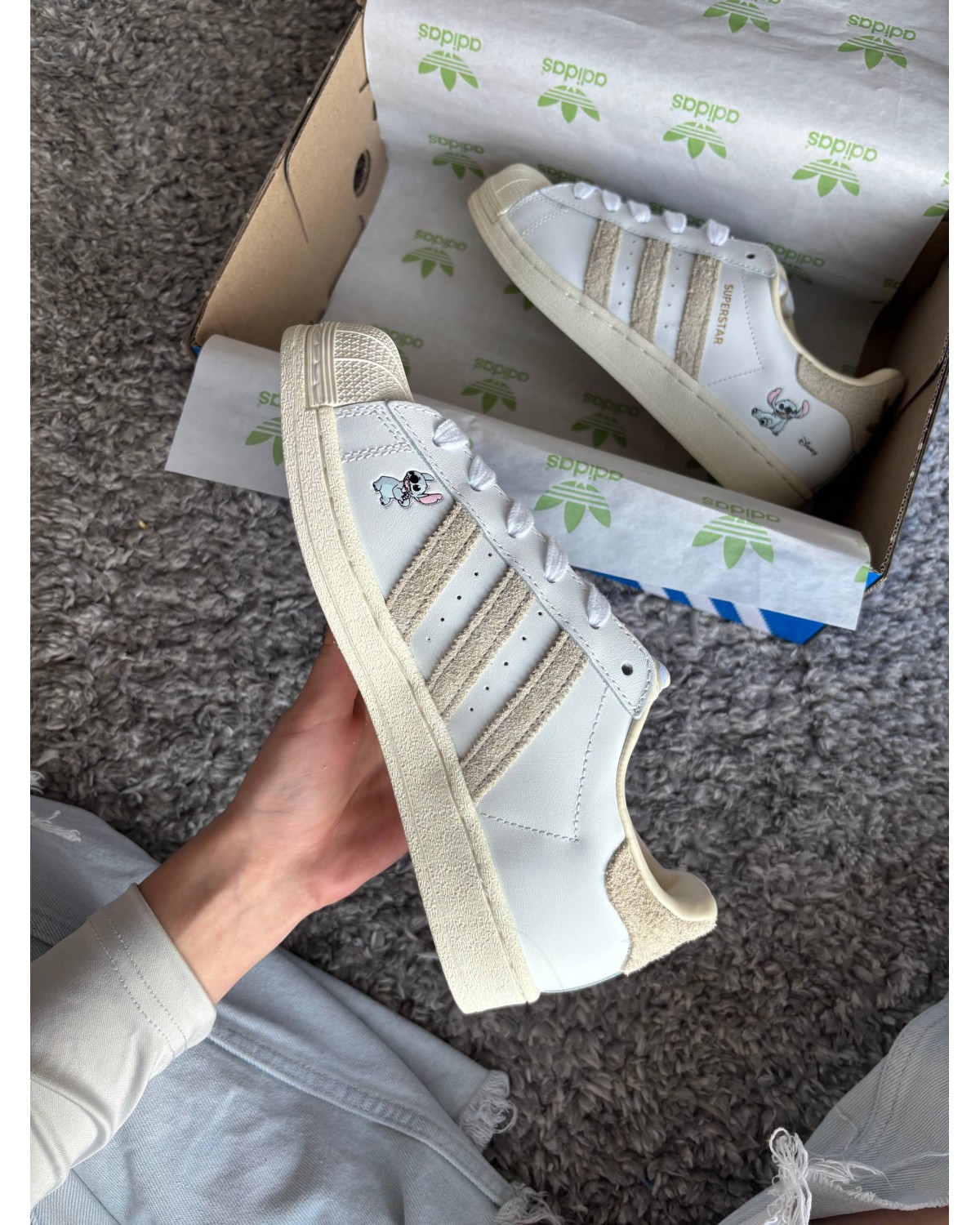 Adidas Superstar Cloud White Disney Stitch Adidas Superstar Cloud White Disney Stitch