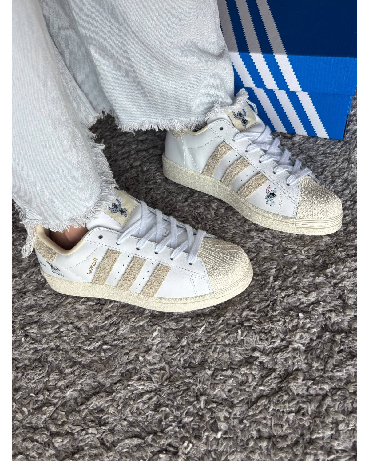 Adidas Superstar Cloud White Disney Stitch Adidas Superstar Cloud White Disney Stitch