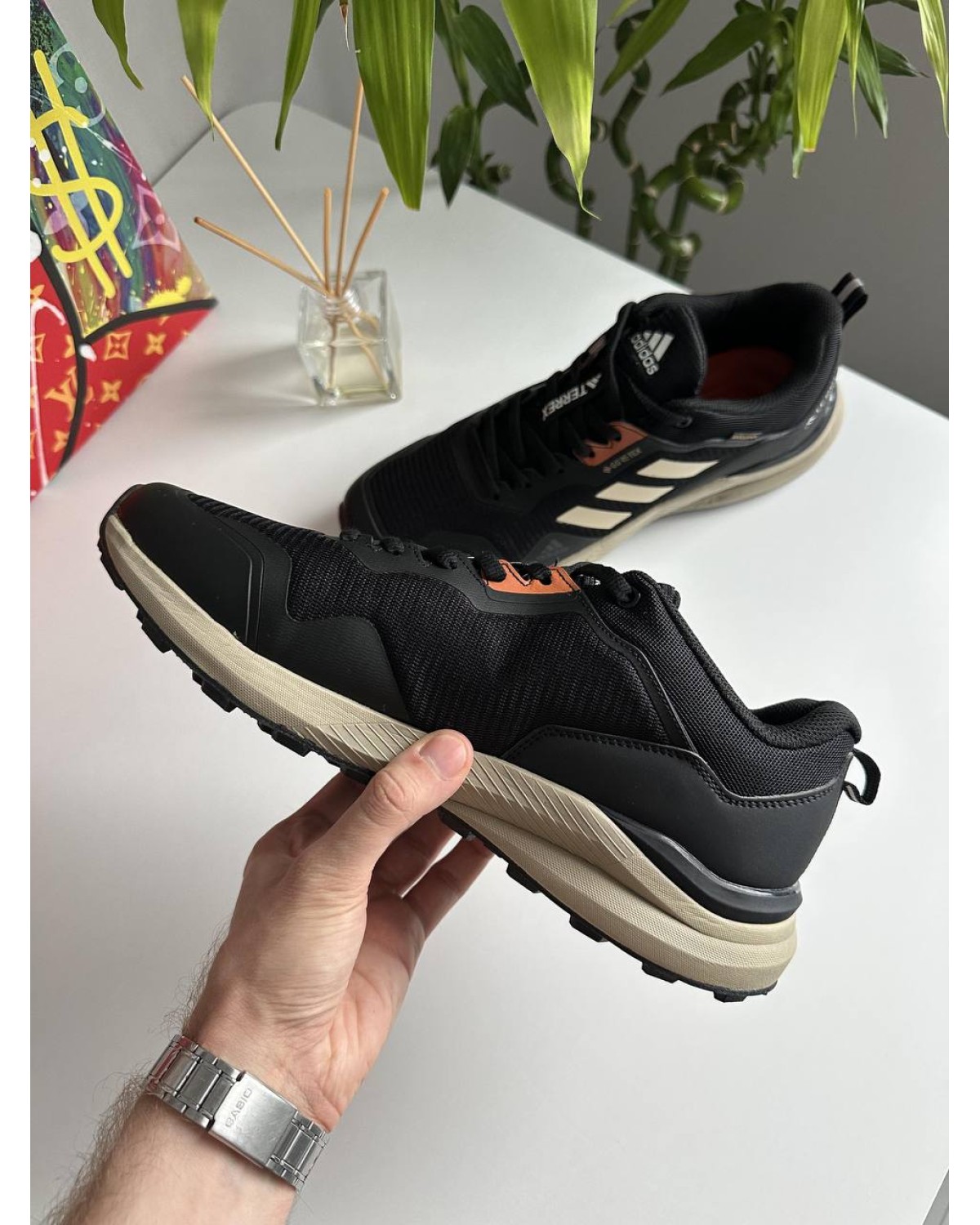 Adidas Terrex Gore-Tex Black Beige Adidas Terrex Gore-Tex Black Beige