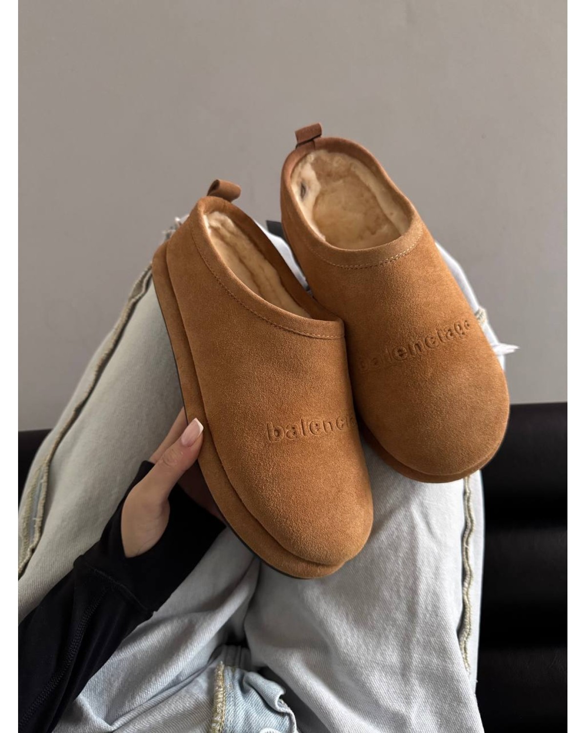 Balenciaga Alaska Soft Mules Chestnut Balenciaga Alaska Soft Mules Chestnut