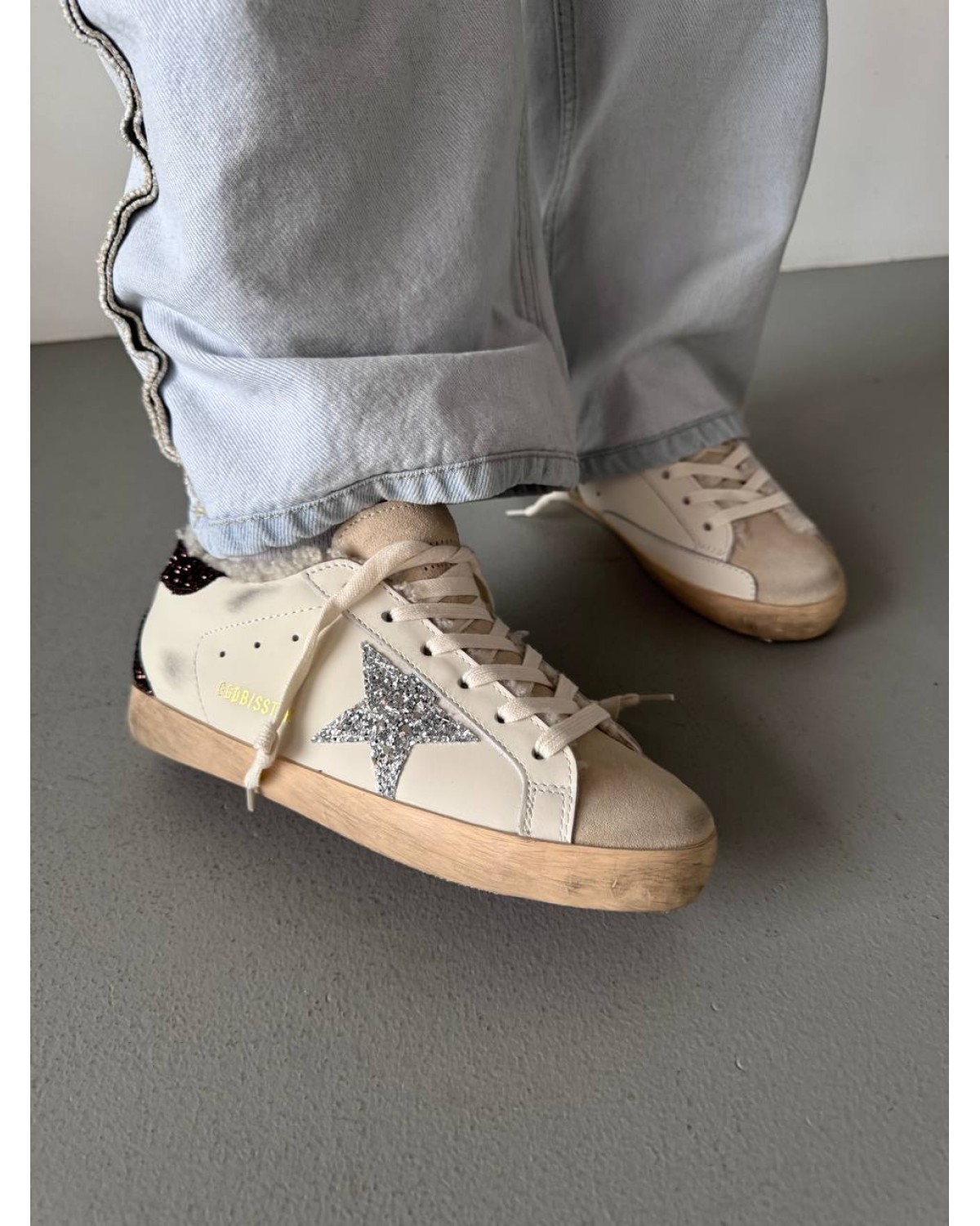 Golden Goose Superstar Sparkles Fur Golden Goose Superstar Sparkles Fur