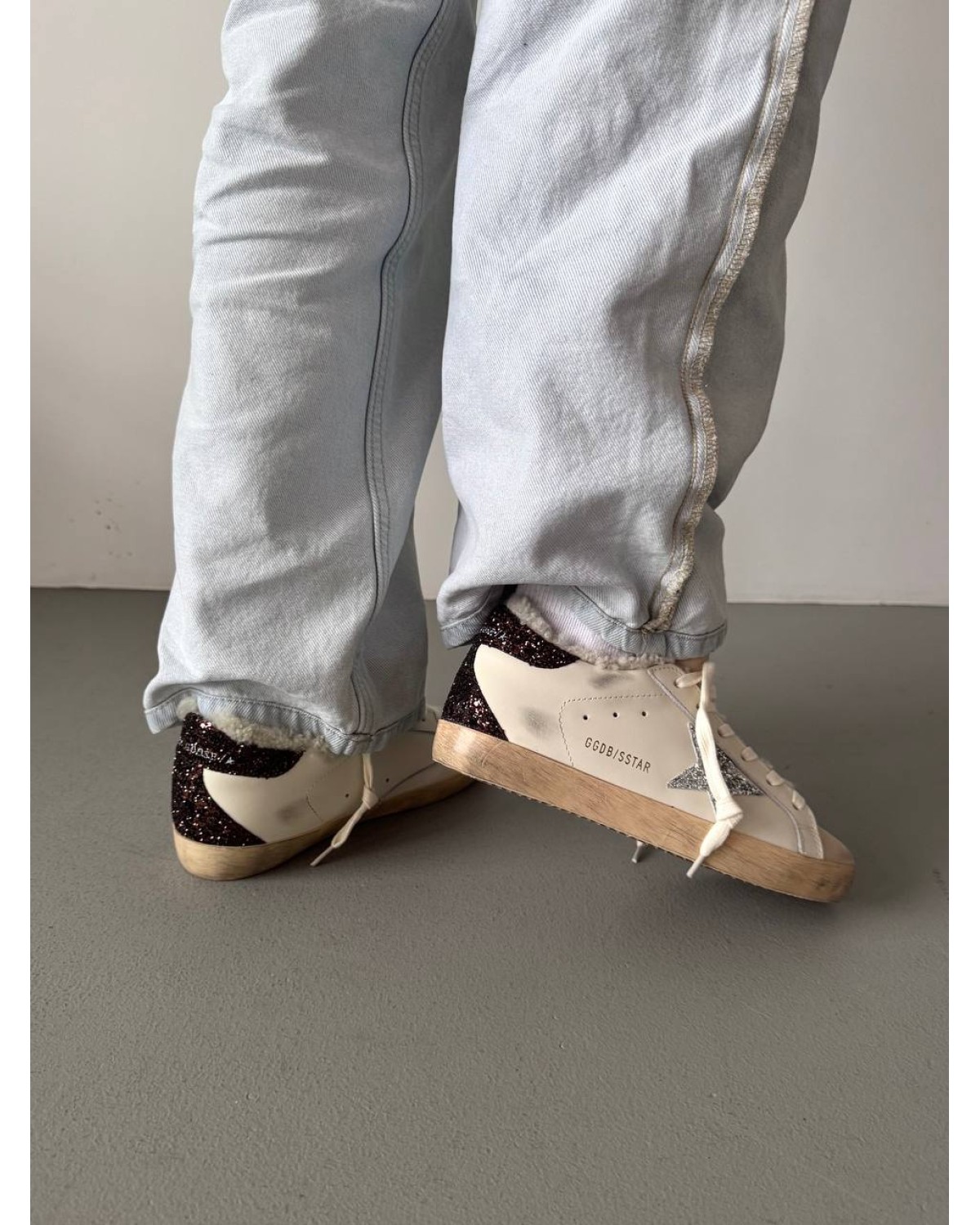 Golden Goose Superstar Sparkles Fur Golden Goose Superstar Sparkles Fur