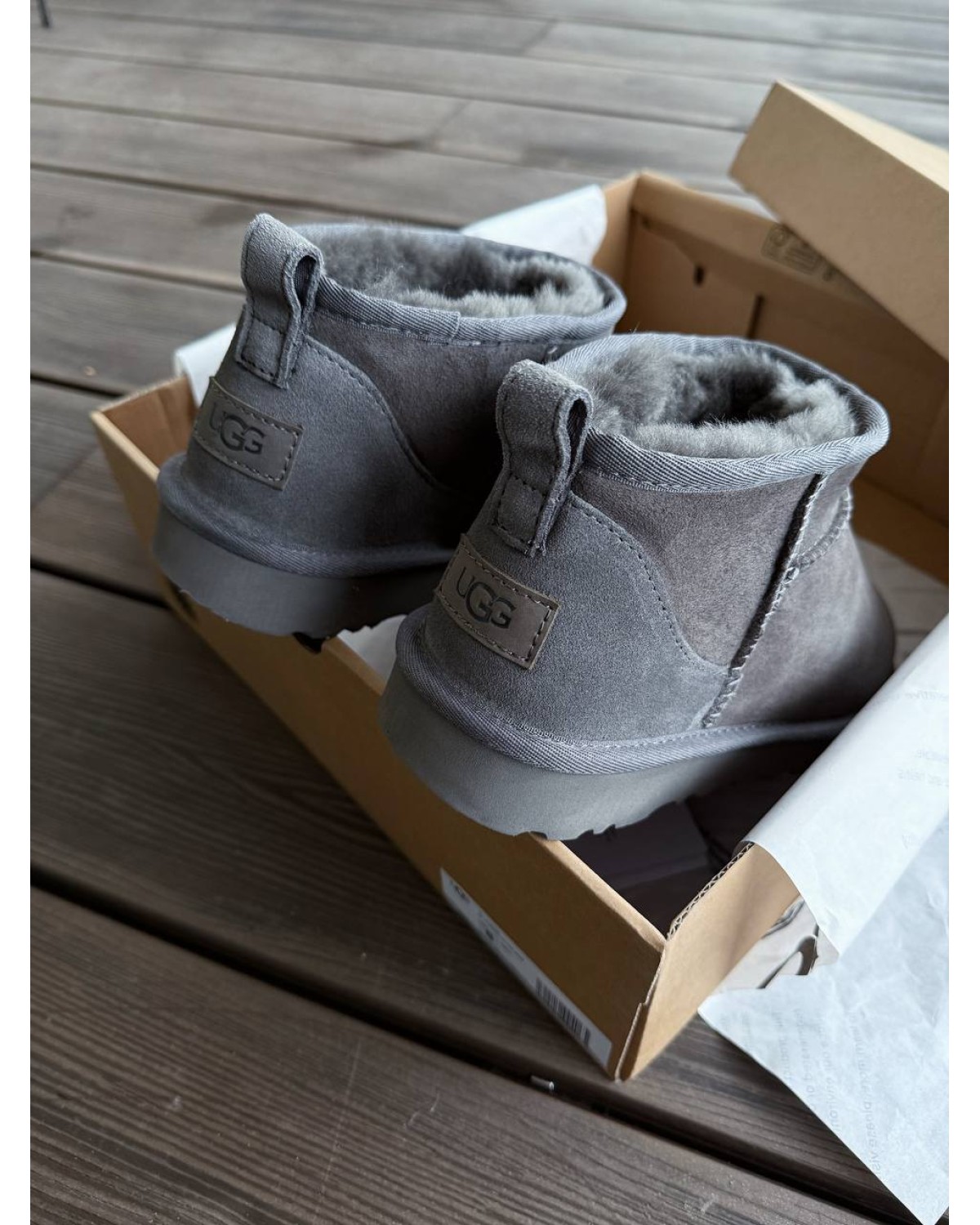 UGG Classic Ultra Mini Grey UGG Classic Ultra Mini Grey