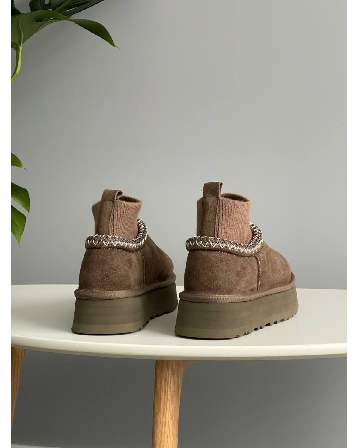 Ugg Tasman Platform Sock Dusted Cocoa Ugg Tasman Platform Sock Dusted Cocoa