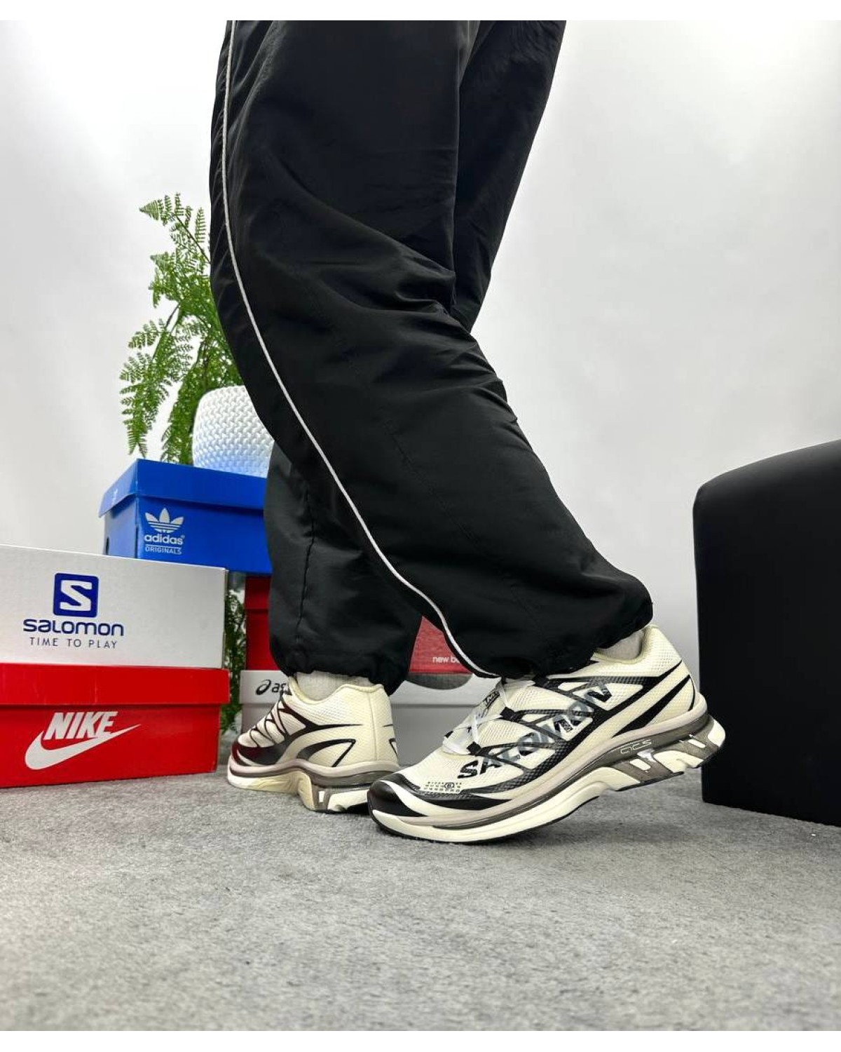 Maison Margiela Salomon XT-MM6 Vanilla Ice Black Maison Margiela Salomon XT-MM6 Vanilla Ice Black