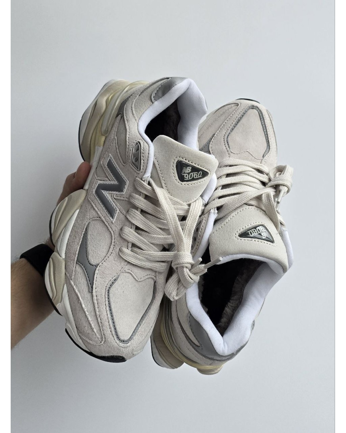 New Balance 9060 Fur Cream Sand New Balance 9060 Fur Cream Sand