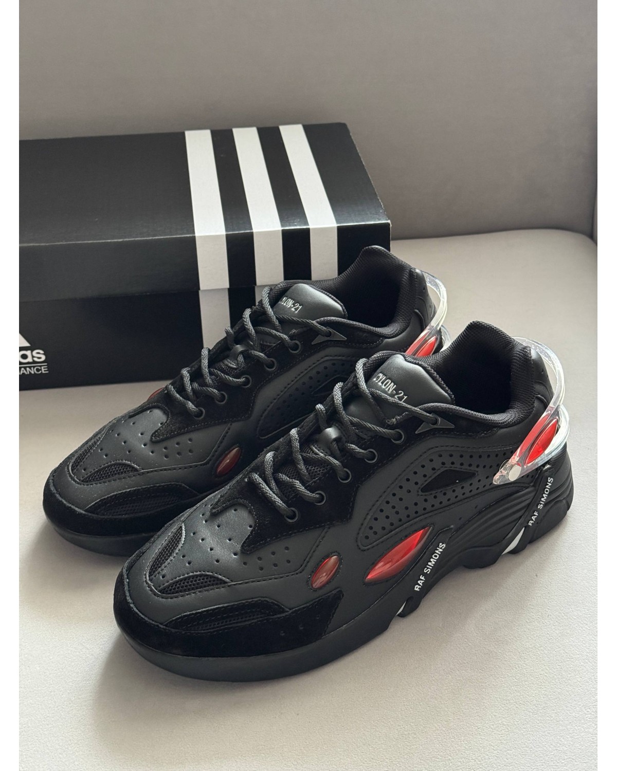 Adidas x Raf Simons Cylon-21 Black Red
