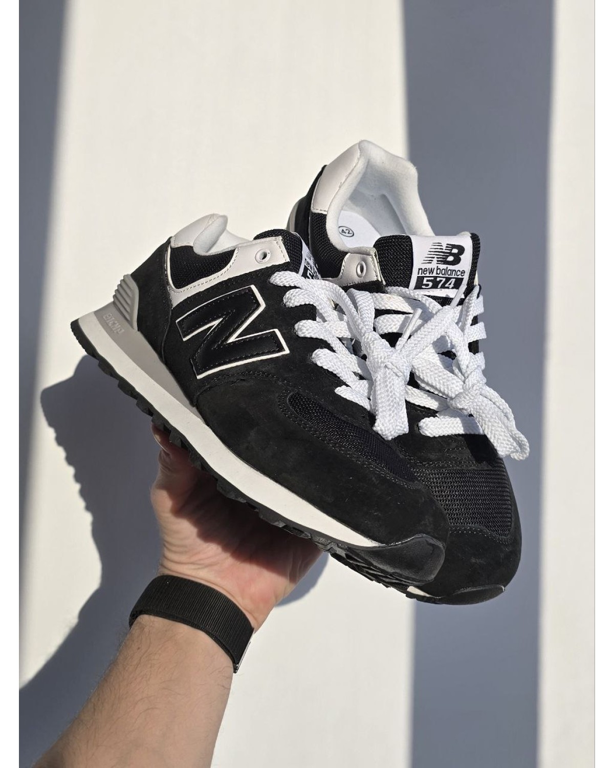 New Balance 574 Black / White