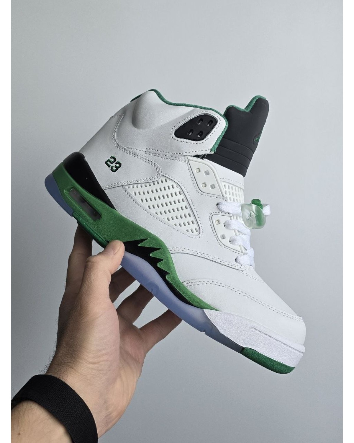 Nike Air Jordan 5 Retro  White / Green