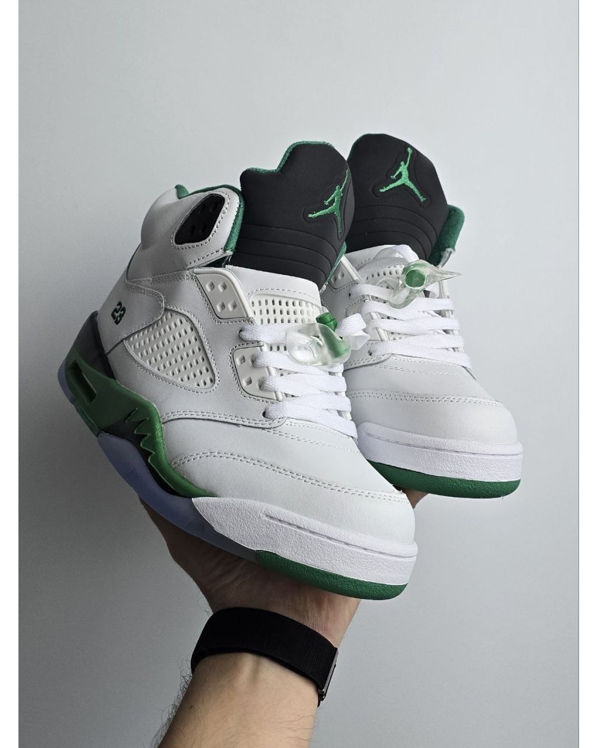Nike Air Jordan 5 Retro  White / Green