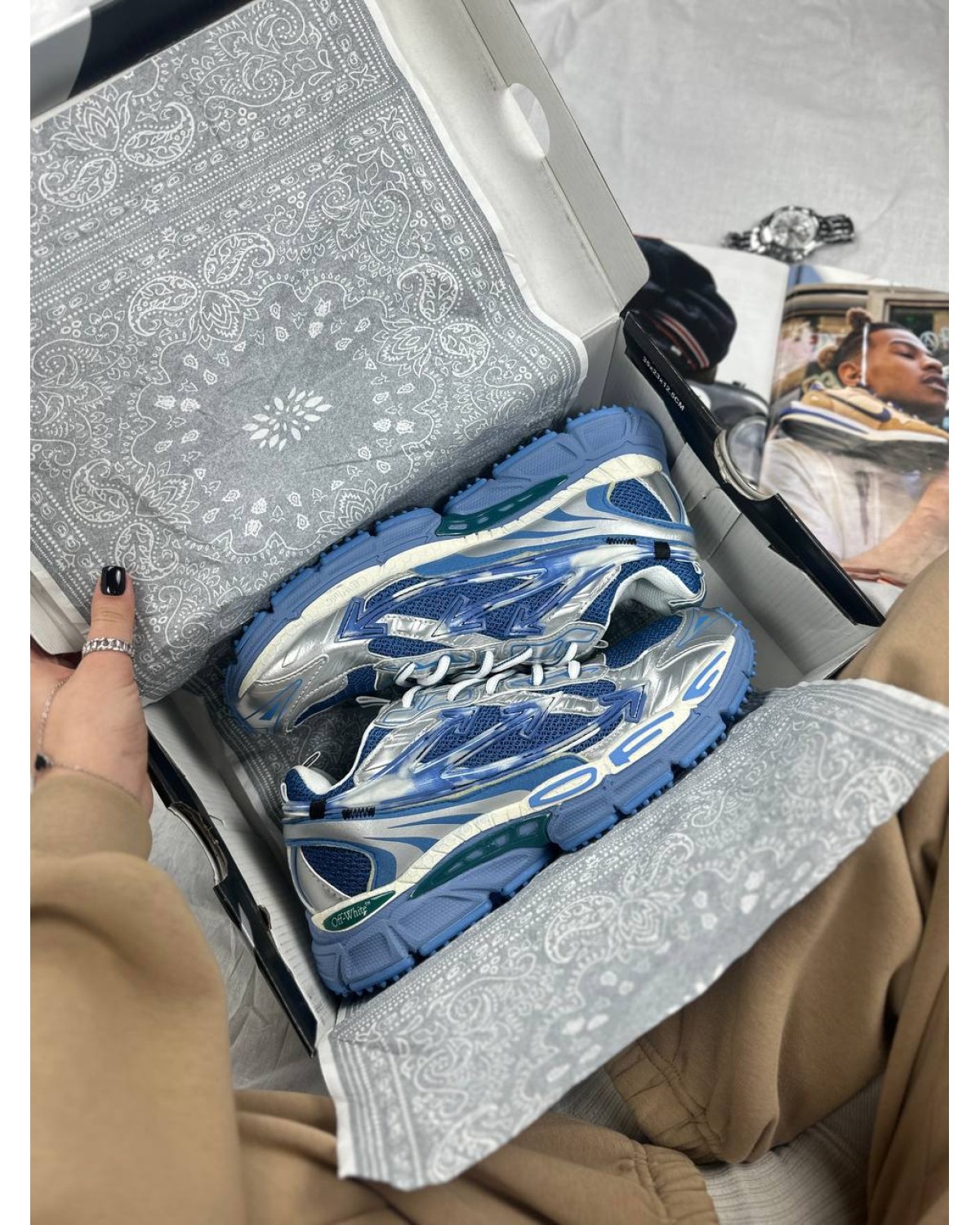 Off-White White Blue Off-White White Blue