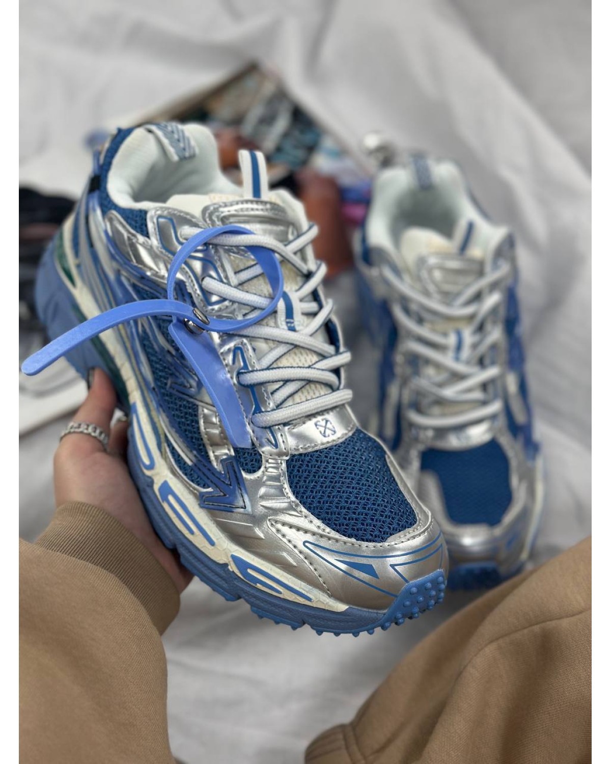 Off-White White Blue Off-White White Blue