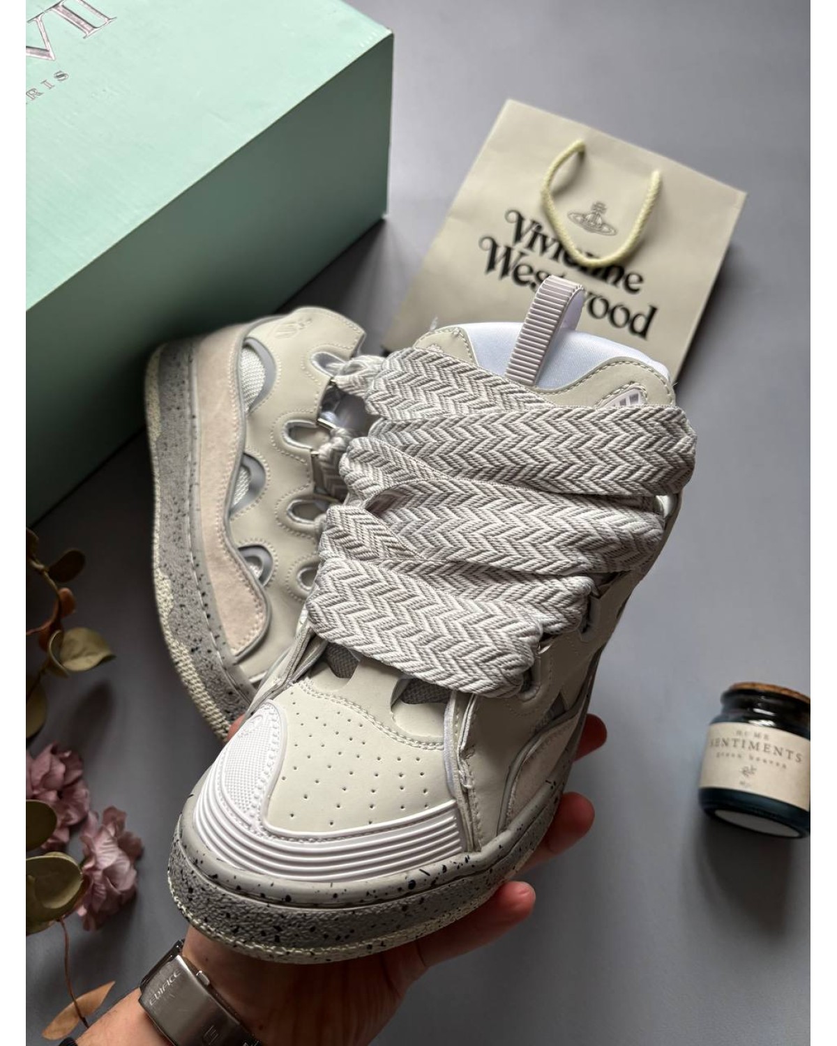 Lanvin Curb ‘Grey White’