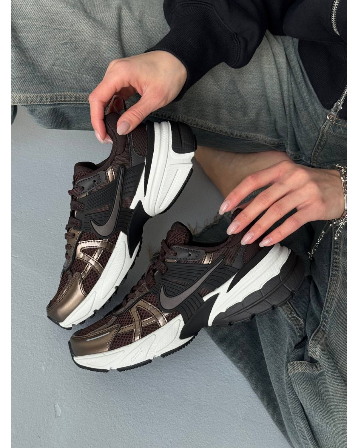 Nike V2K Runtekk Brown/Black