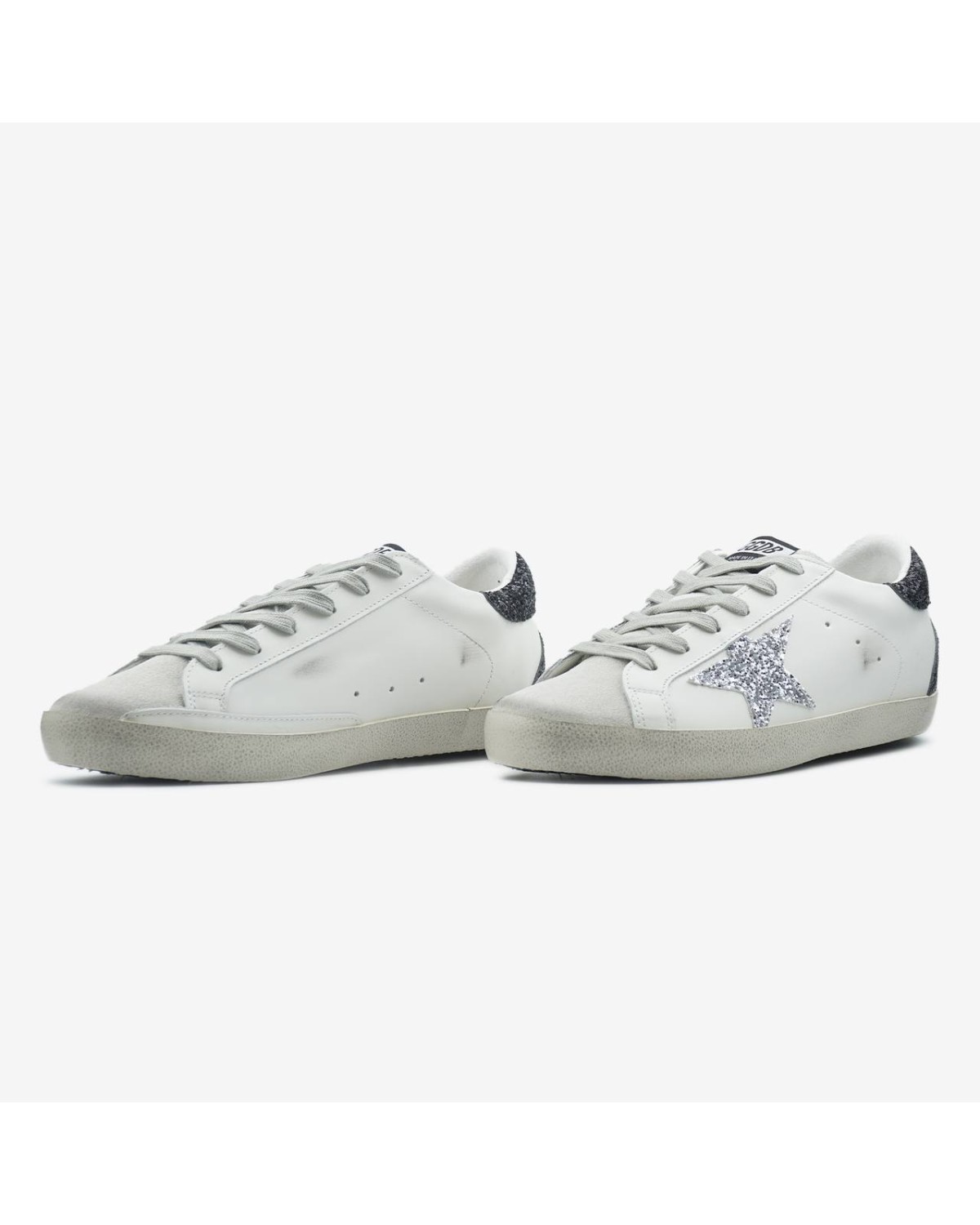 Golden Goose Glitter Star Silver