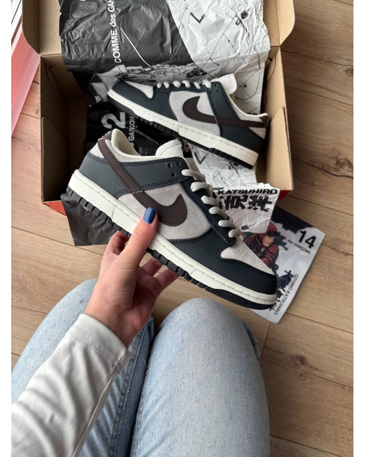 Nike Dunk Low Otomo Katsuhiro Beige Brown