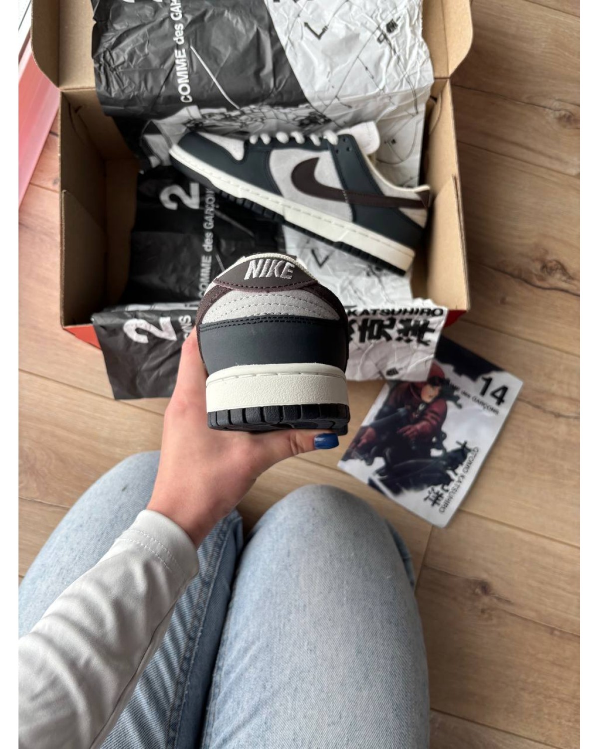 Nike Dunk Low Otomo Katsuhiro Beige Brown