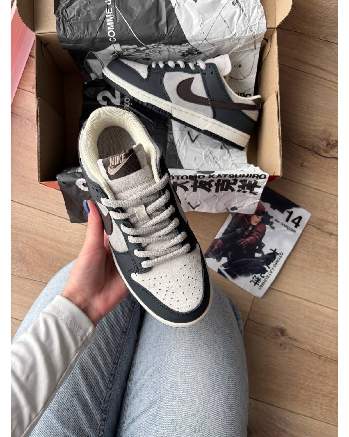 Nike Dunk Low Otomo Katsuhiro Beige Brown