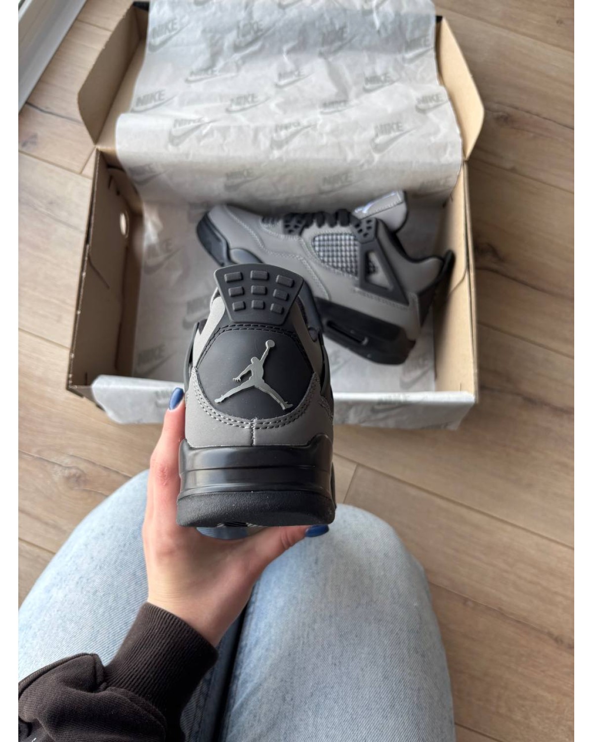 Jordan 4 Travis Scott Cactus Jack Grey Black