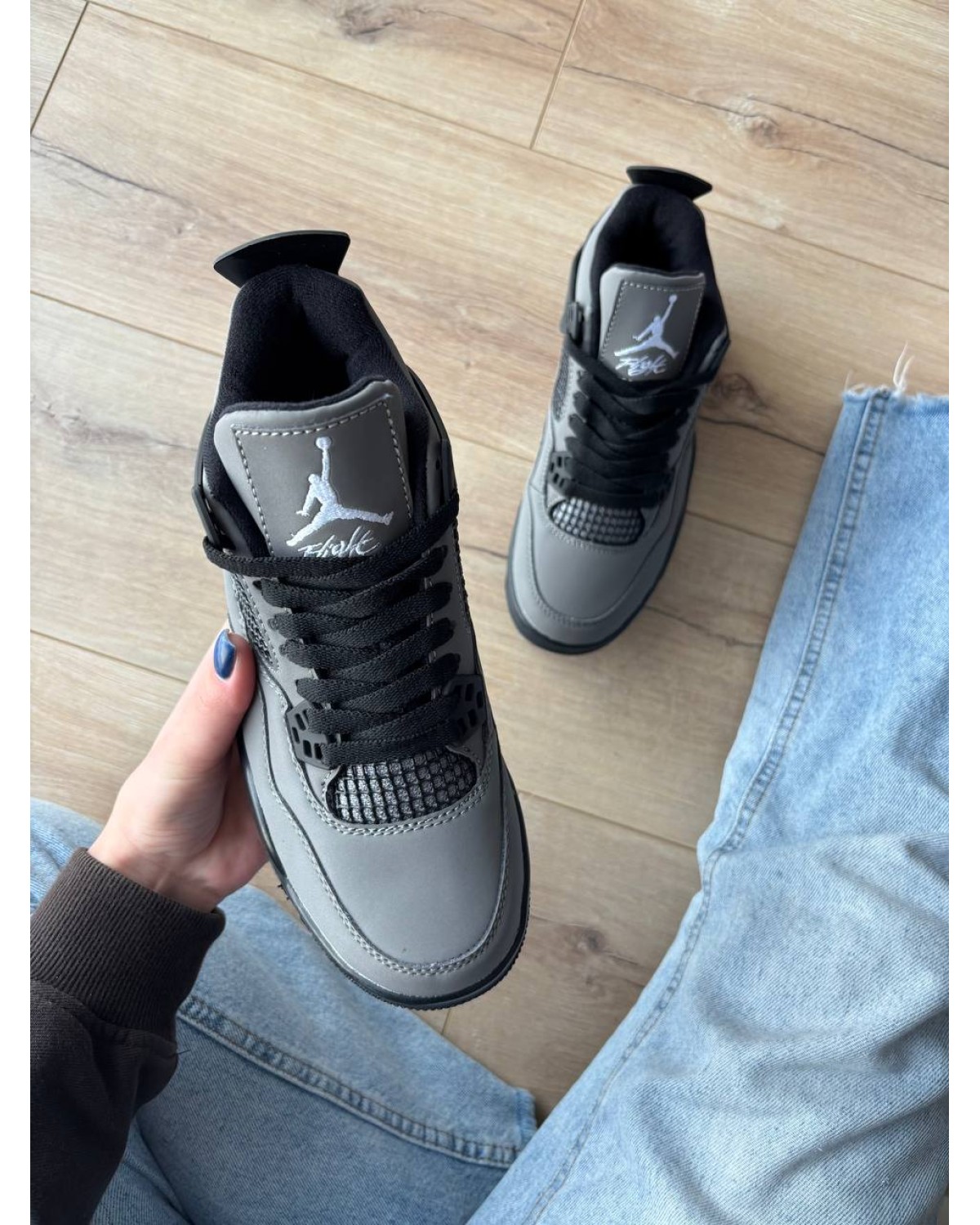 Jordan 4 Travis Scott Cactus Jack Grey Black