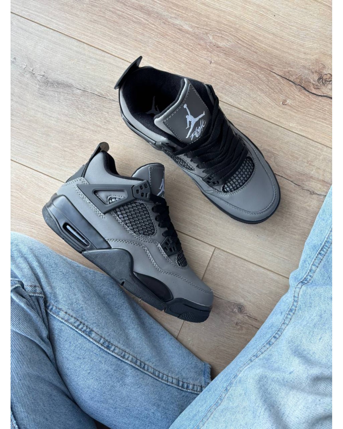 Jordan 4 Travis Scott Cactus Jack Grey Black