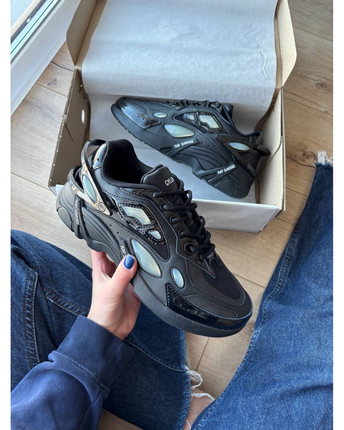 Adidas x Raf Simons Cylon-21 Black Light