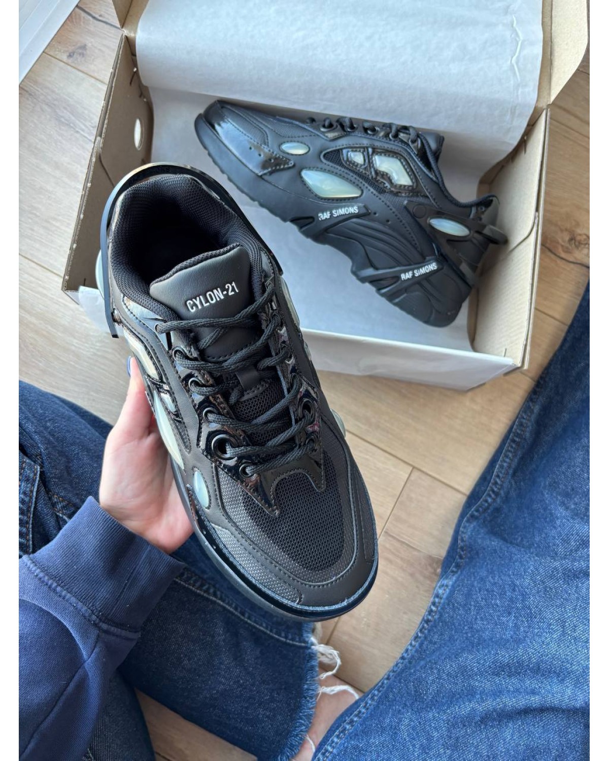 Adidas x Raf Simons Cylon-21 Black Light