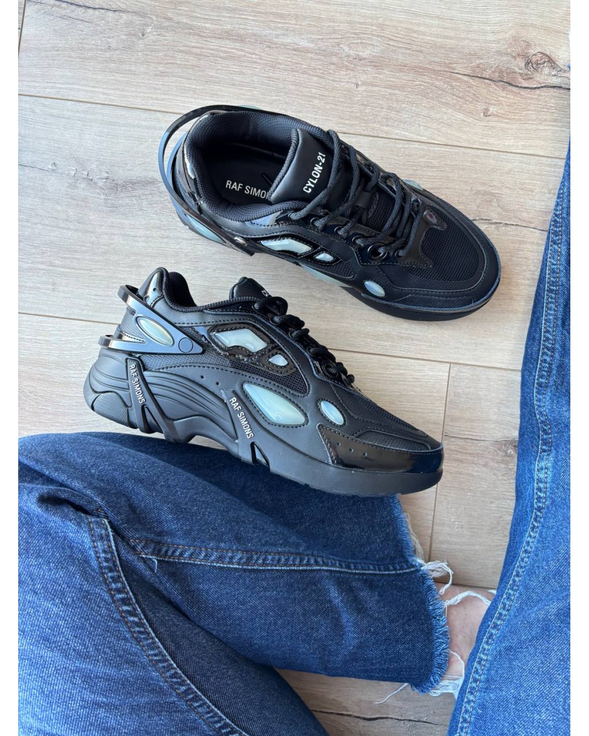 Adidas x Raf Simons Cylon-21 Black Light