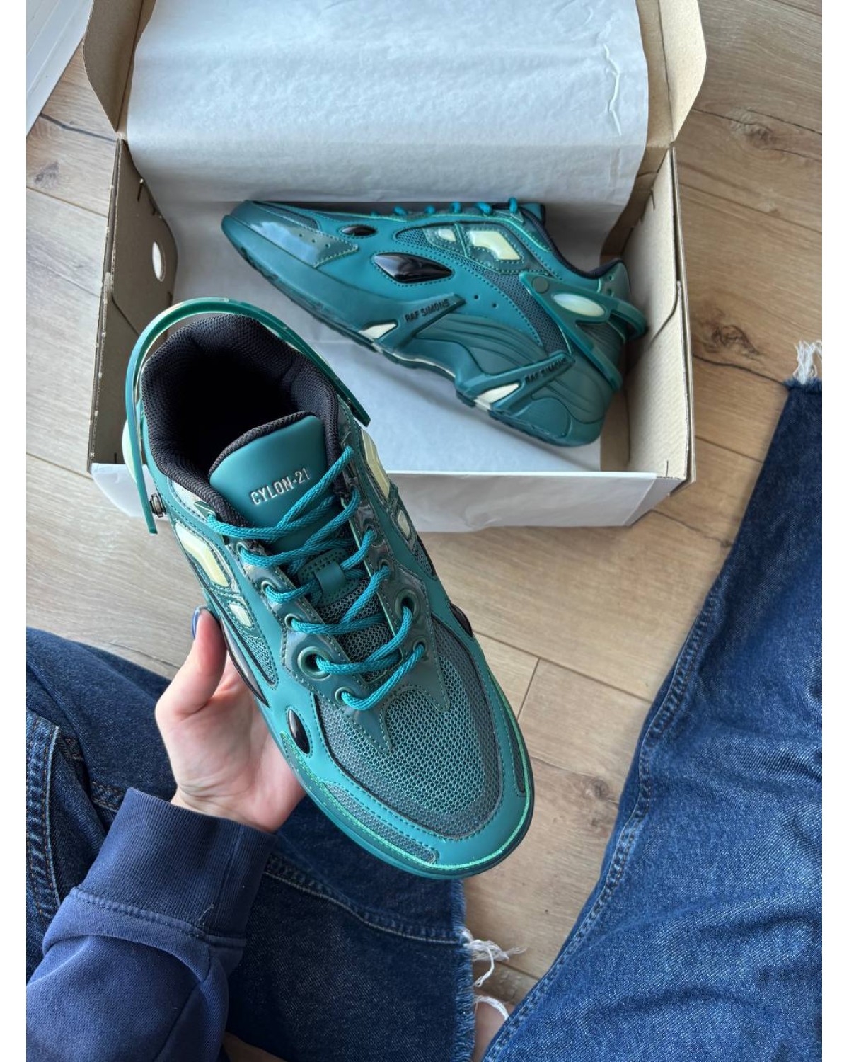 Adidas x Raf Simons Cylon-21 Green