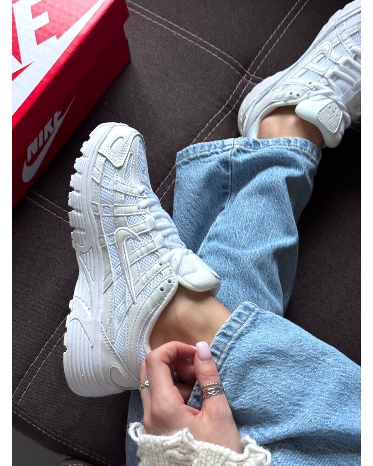 Nike P-6000 White Nike P-6000 White