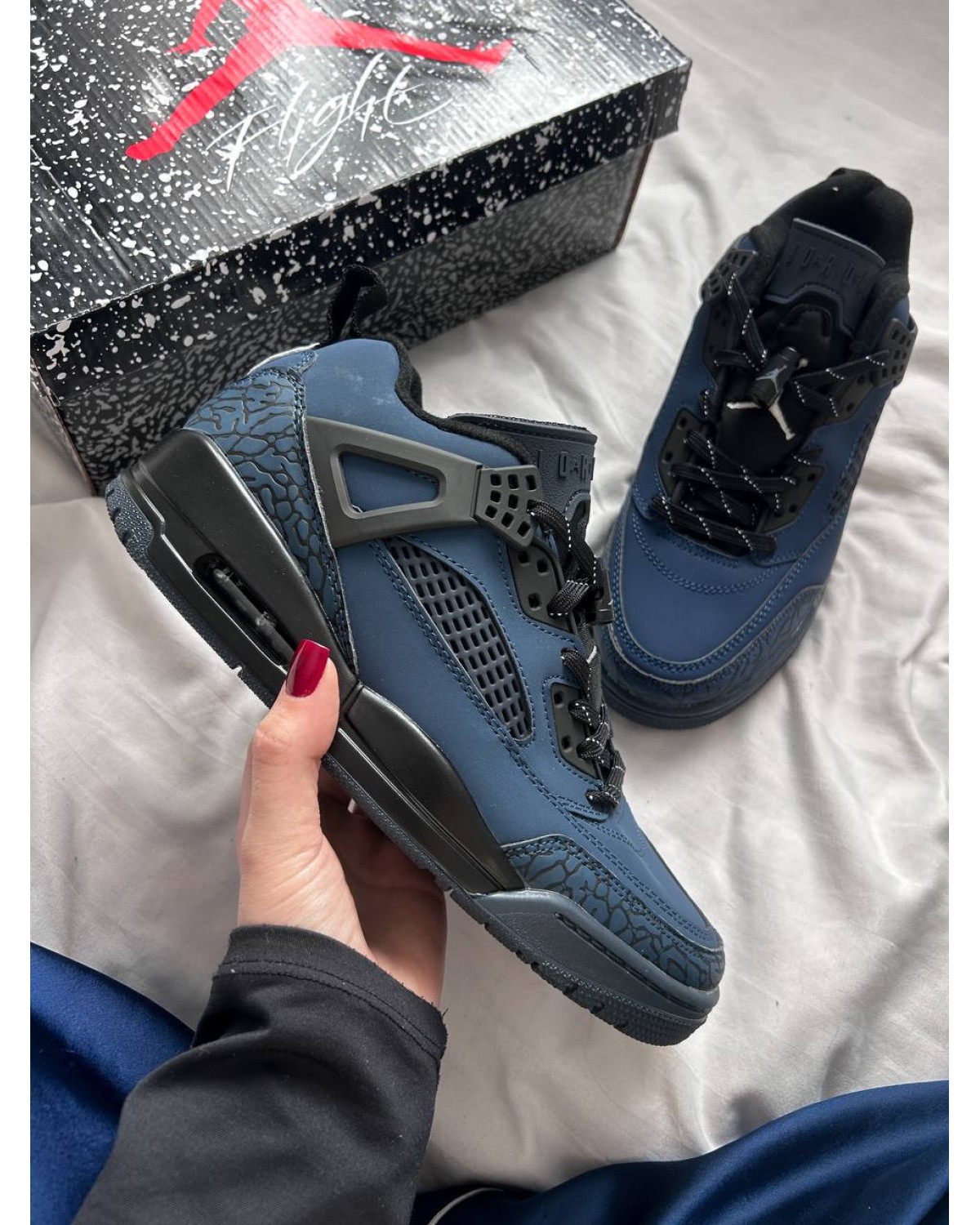 Air Jordan Spizike Low Dark Obsidian Blue