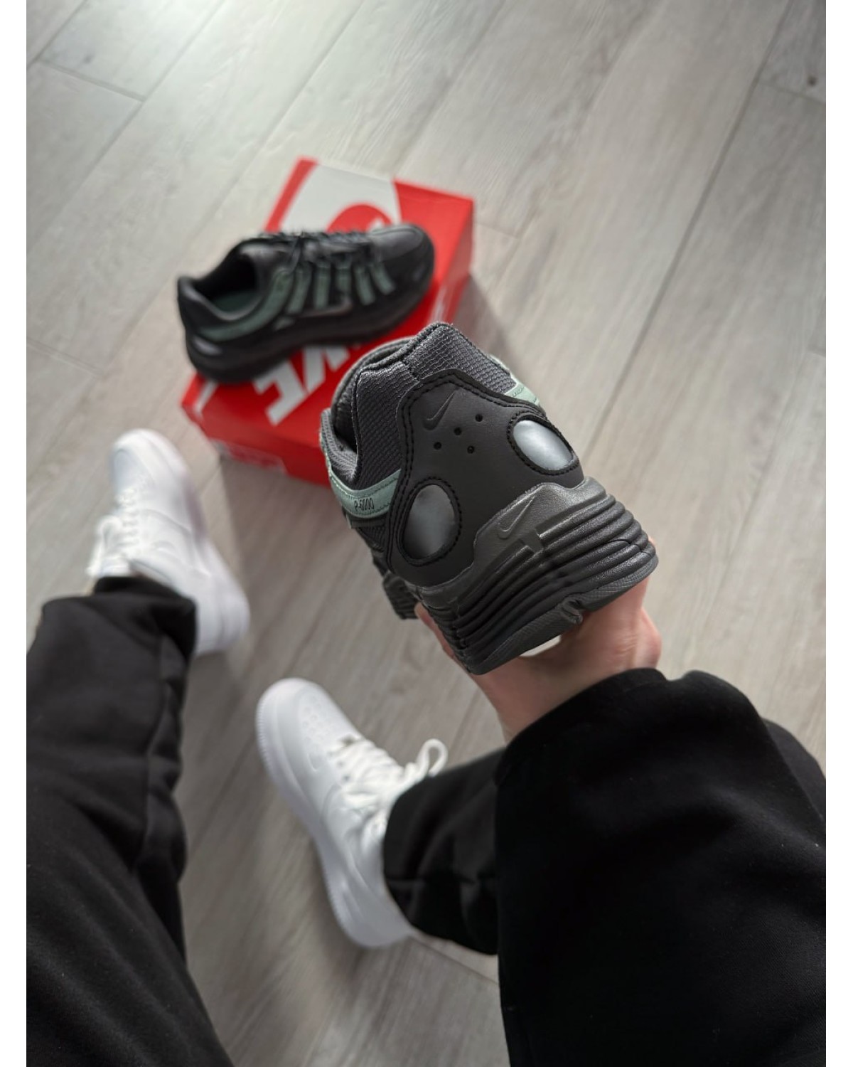 Nike P-6000 Anthracite/Dark Smoke Grey/Clay Green/Iron Grey