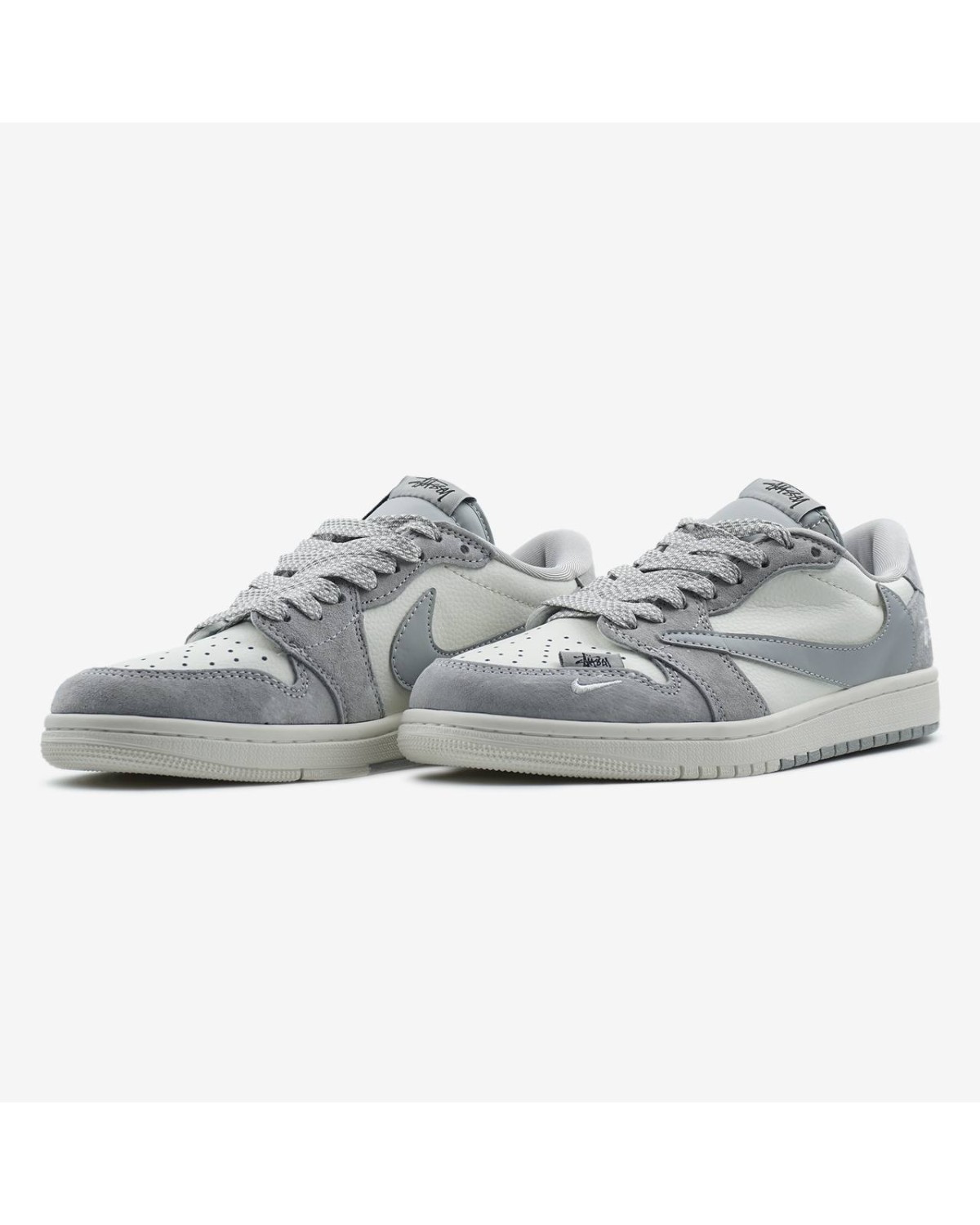 Jorgan 1 Low x Travis Scott x Stussy Grey
