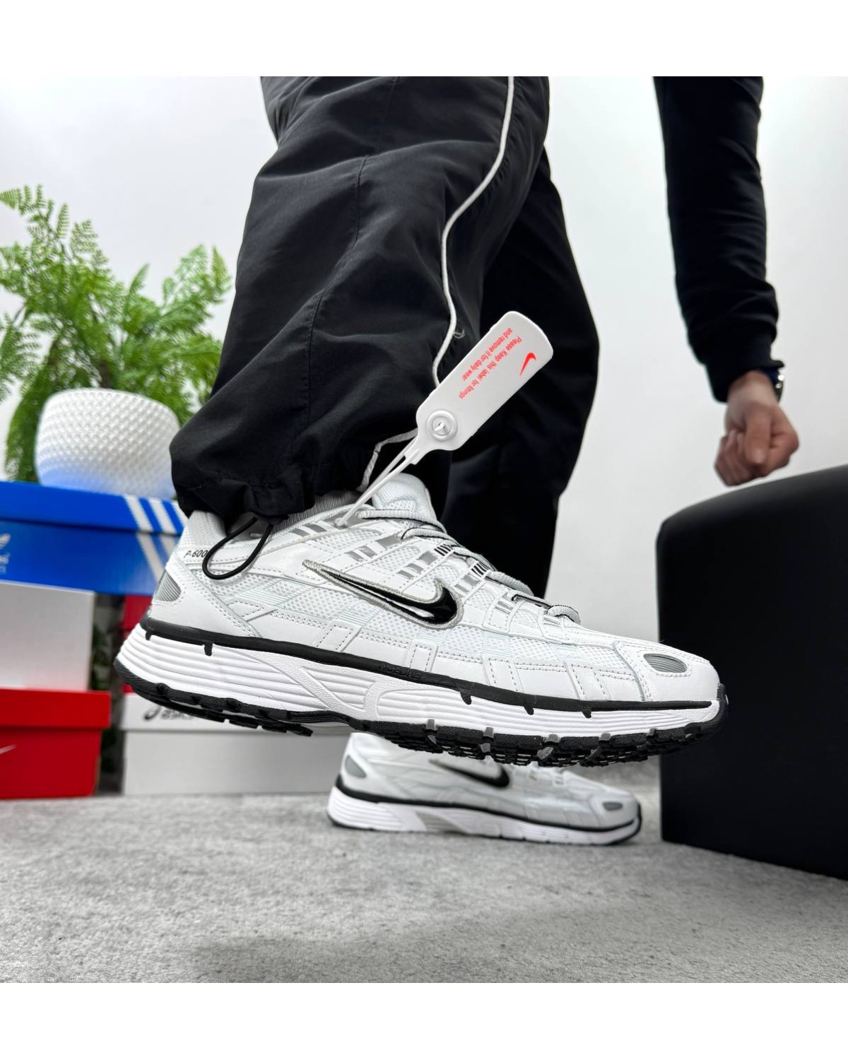 Nike P-6000 Black White