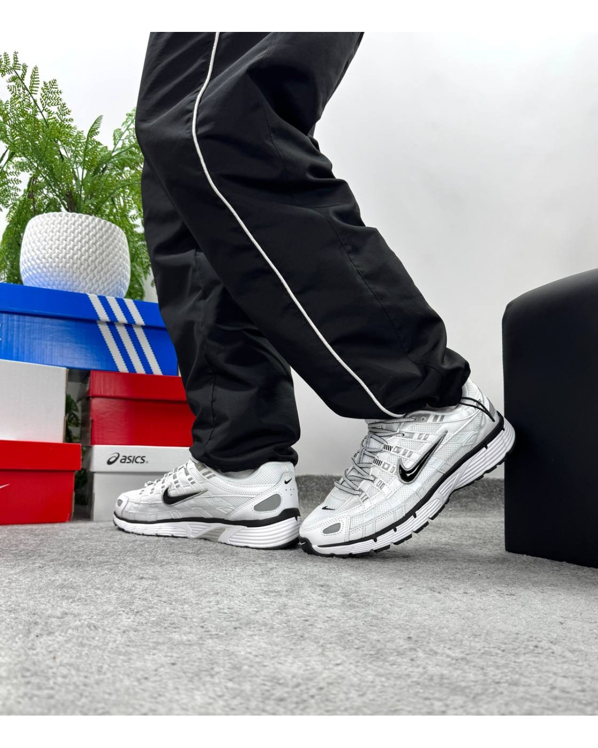 Nike P-6000 Black White