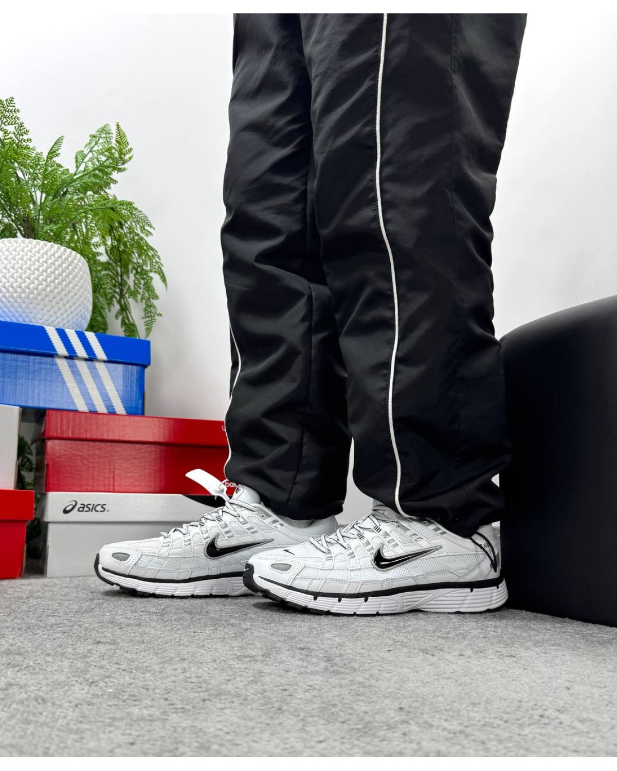 Nike P-6000 Black White