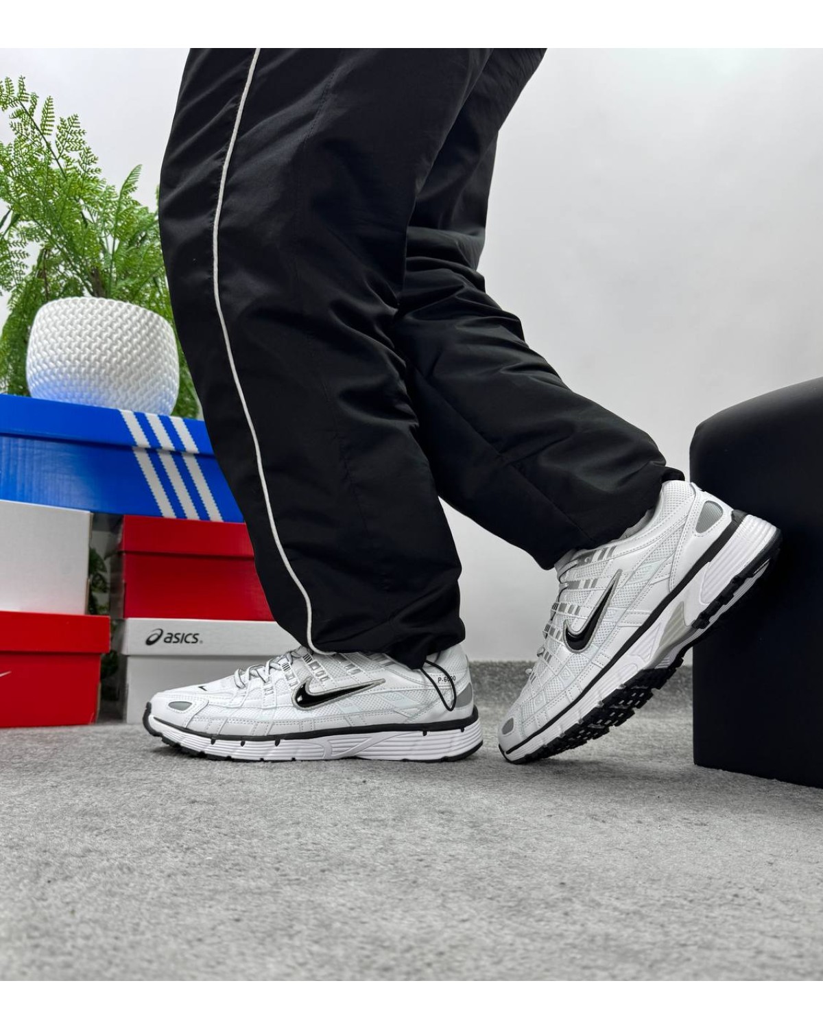 Nike P-6000 Black White