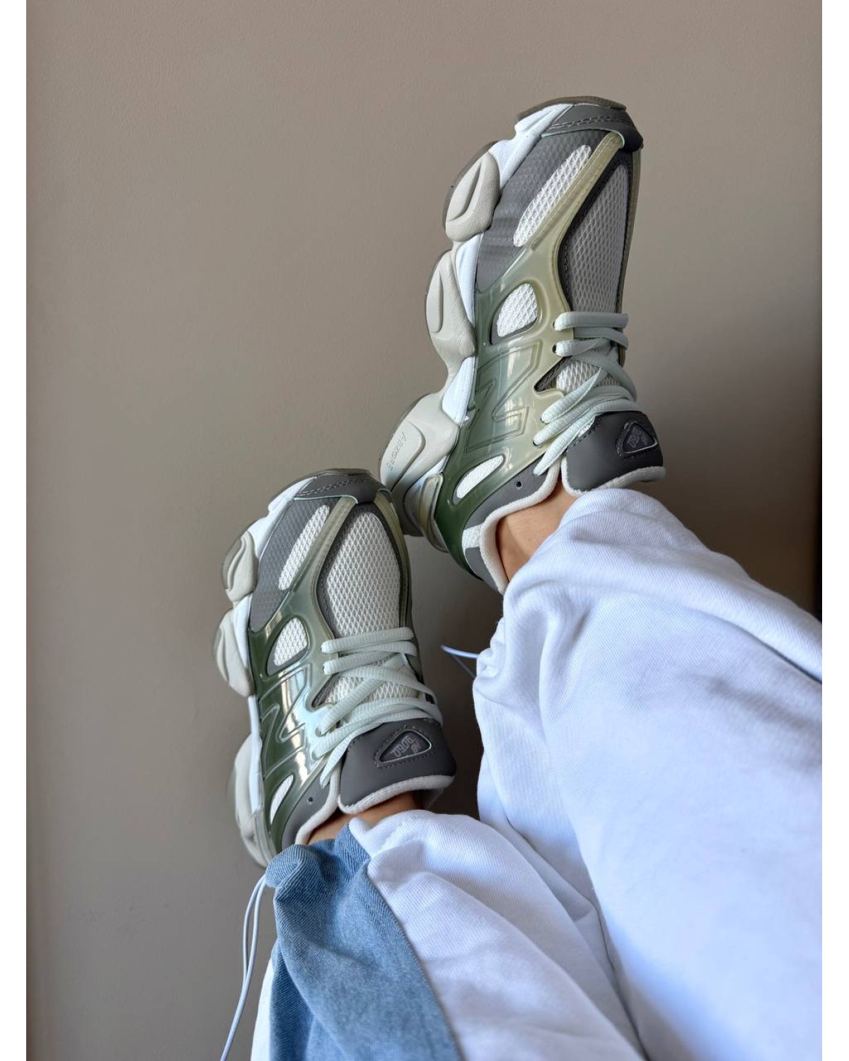 New Balance 9060 Olive Grey White