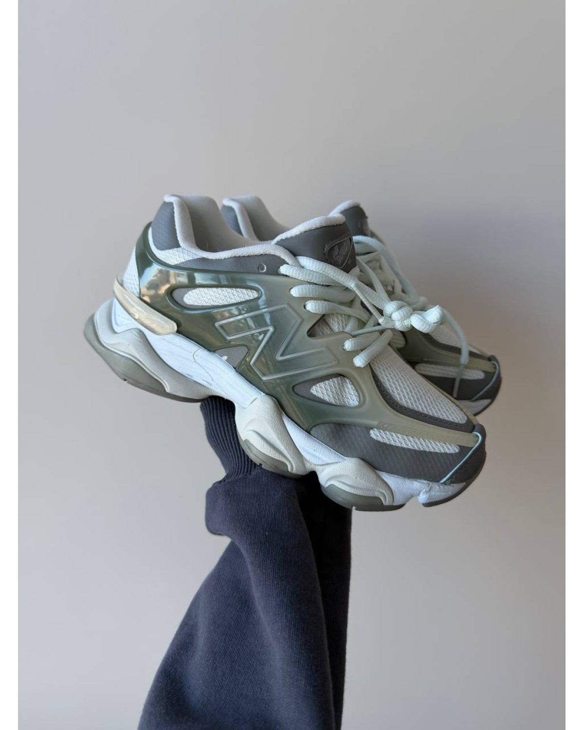 New Balance 9060 Olive Grey White