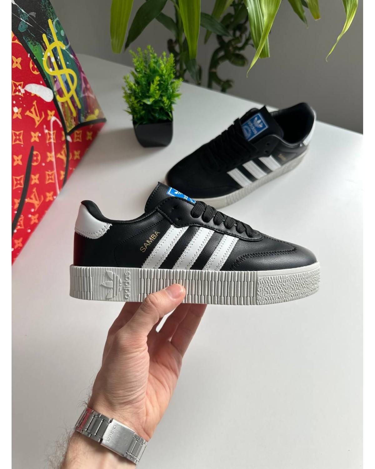Adidas Samba Black White