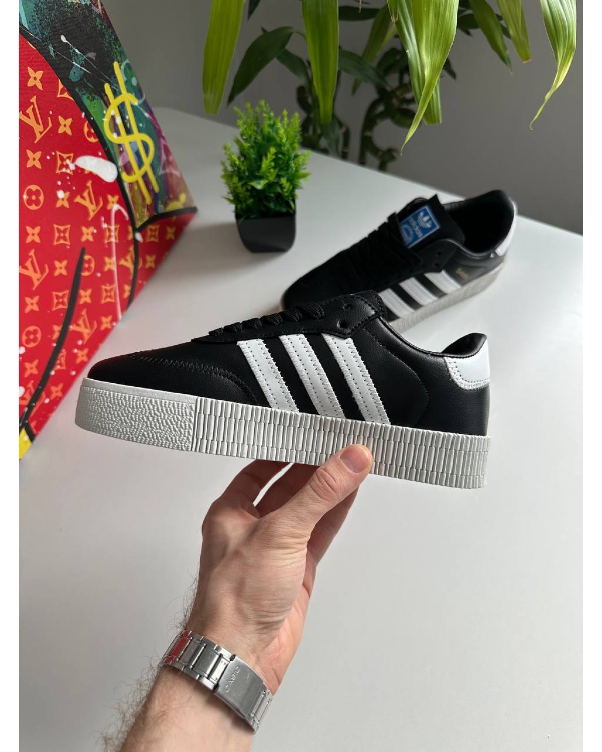 Adidas Samba Black White