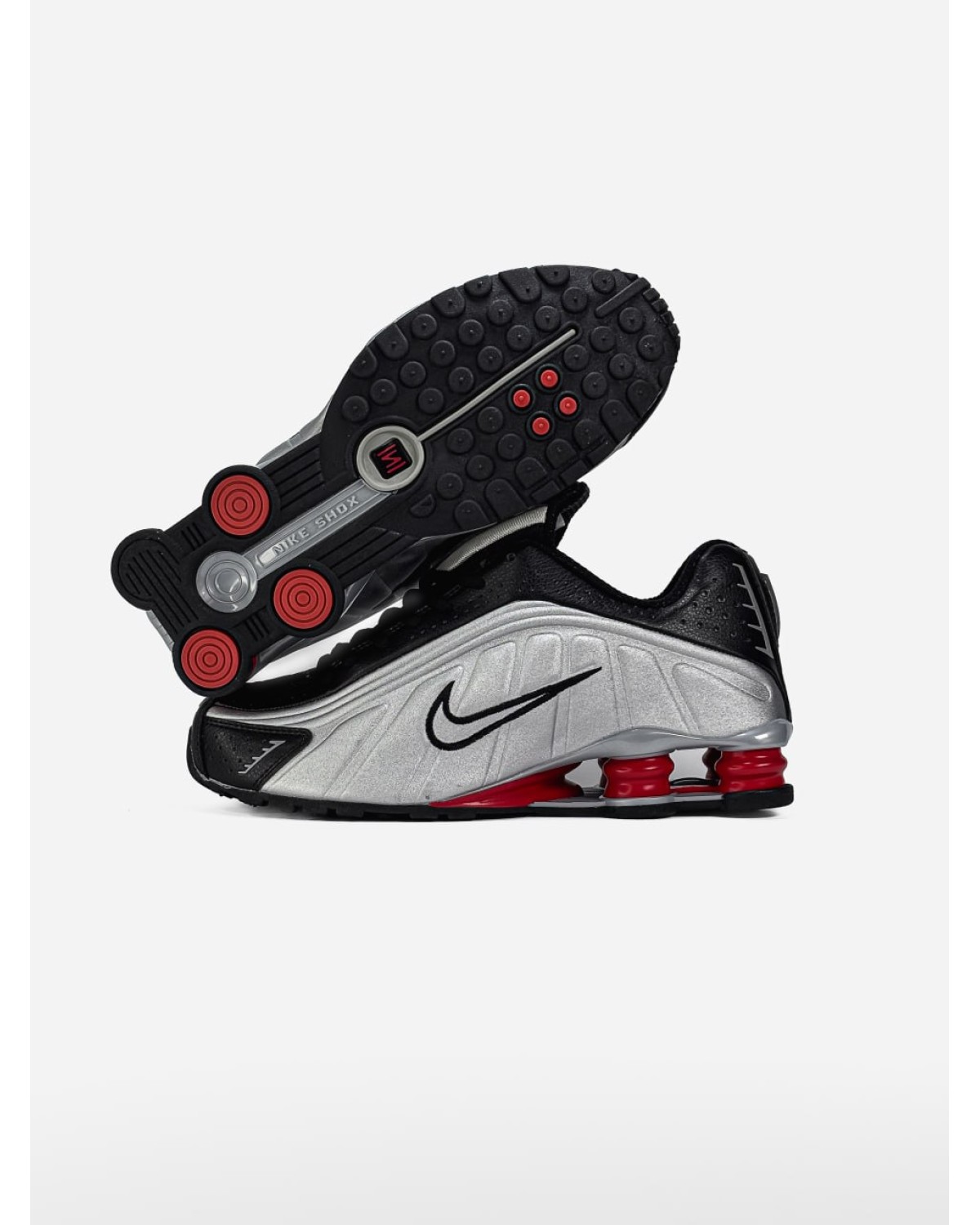 Nike Shox R4 Black/Metallic Silver