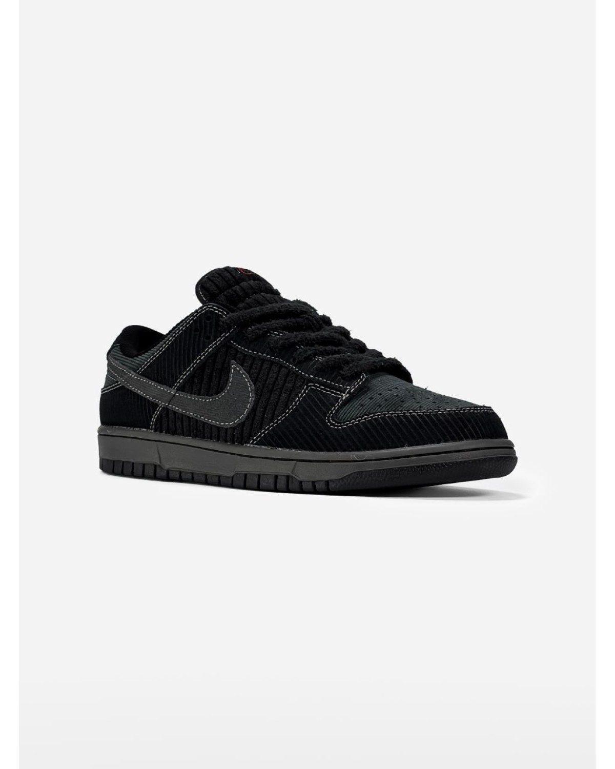 Nike Dunk Low Triple Black Corduroy